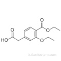 Acido 4-etossicarbonil-3-etossifenil-cetico CAS 99469-99-5